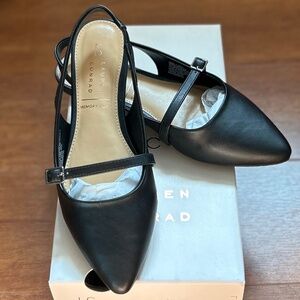 LC Lauren Conrad Women's Memory Foam Ballet Flat Black size 7 NEW